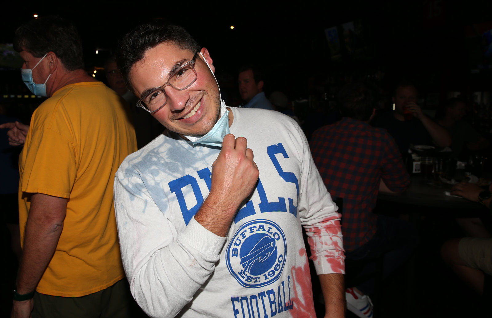 Buffalo Bills backers took over the the Taps on Main Bar